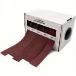 Emery Sandpaper 5 Rolls Abrasive Cloth Aluminum Oxide 150 240 320 400 600 Grit 25mm x 6m Woodworking Metal Automotive Polishing Dispenser Box