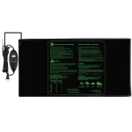 Energy Efficient Seedling Heat Mat with Six-Stage Adjustable Temperature Controller Plant Germination Heating Pad Perfect for Indoor Gardening and Hydroponics