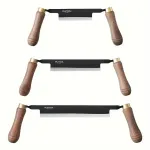 RUITOOL 1PCS Draw Knife High Carbon Steel Blade Straight Shave Knife Wooden Handle Woodworking Debarking Hand Tool for Logs Wood Fence Posts