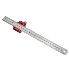 Enjoywood Line Scribe Ruler 45 90 Degree Adjustable Stainless Steel Woodworking Tool Locator 12 Inch Length Versatile for Precise Measurement and Drawing