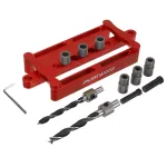 ENJOYWOOD X320 savaime centruojantis "Dowelling Jig Metric Inch Dowel Punch" ieškiklio gręžimo įrankiai medienos apdirbimui