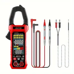 HYTAIS TS601 Digital Clamp Meter 6000 Counts AC Current Multimeter Ammeter Battery Powered High Precision Analog-digital Display NCV Detection for Low Voltage Testing