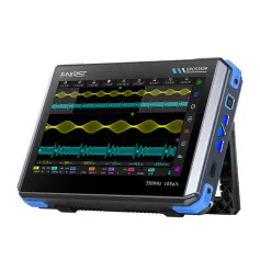 Osciloscópio de mesa FNIRSI DPOS350P 4 em 1 350 MHz 1GSPS, gerador de sinal, analisador de espectro, analisador de resposta de frequência