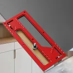 BOHAN Invisible Embedded Handle Slotting Template For Wardrobe Cabinet Door No Handle Needed Slot Positioning Tool