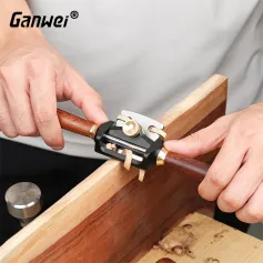 GANWEI Mini Avyon Men MG0-000-0171 42mm Lam Woodworking Zouti Aliminyòm Alloy Kò Rosewood Manch Precision Planer Pou Bòs Carpant