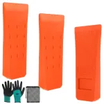 3Pcs Felling Wedges Plastic Chainsaw Wedges Wear Resistant Tree Cutting Wedges Logging Supplies Safety Chainsaw Accessories