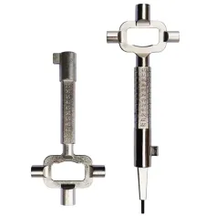 Multifunctional Locksmith Tool Zinc Alloy Lock Cylinder Adjuster Gauge Cam Spindle Turner Ergonomic Handle Compact and Lightweight Hand Tool
