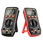 ANENG SZ202スマートデジタルマルチメータ4000カウントオートレンジAC DC電圧電流抵抗静電容量NCV検出データ保持自動電源オフ明るい画面