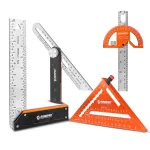 1PCS Angle Ruler Gauge Protractor 360 Degree Combination Horizontal T-shaped Bevel Woodworking Measuring Horizontal Scribing