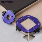 Woodworking Corner Jig Metal Router Template Guide Quick Radi Positioning for Woodcraft DIY Frame and Table Edge Shaping