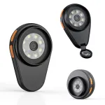 Handheld Digital Microscope 2MP 500X Magnification Autofocus Lens 8 LED Lights Portable Type-C Charging 2 Inch IPS Screen