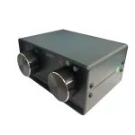 X13A Passive Stereo Selector Switch Balanced to Unbalanced Audio Converter 3 IN 3 OUT High-Quality Metal Compact Design for Professional Sound Systems and Home Theater Audio Management
