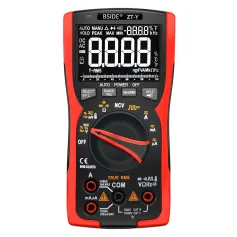 BSIDE ZT-Y EBTN LCD Multimeter 3Line Display 9999 Counts TRMS Auto-Range Voltmeter Capacitance Temp VFC NCV Hz Tester Flashlight