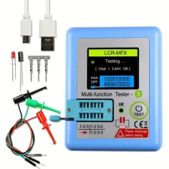 LCR-MF9 Расширенный USB перезаряжаемый мультиметр 1.8\ TFT LCD Высокоточный 0.01 диод транзистор конденсатор и тестер сопротивления аккумуляторная батарея 36 В макс.