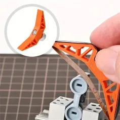 Multi-Angle Handheld Sanding Tool Plastic Manual Sander for Model Building Woodworking Parts Finishing Lightweight and Portable Ergonomic Design