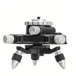 HILDA Tripod Stand for Laser Level 360° Rotatable Aluminum Alloy Bracket Base 1/4'' Interface Fine Adjustment Tripod Stand