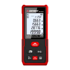 SNDWAY SW 120m 100m 70m 50m Laser Distance Meter Digital Rangefinder Electronic Level with Angle Sensor Backlight Waterproof