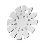 Bevel Angle Gauge Stainless Steel 15-120 Degrees High Precision Compact Protractor with Storage Box for Woodworking Cutting Tools Chisels Planer