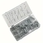 200pcs Spring Tool Kit with Compression Extension Springs Portable Steel Springs Assortment with Storage Case for DIY Craft Repairs