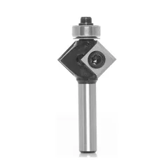 2 in 1 Disposable Insert Router Bit Corner Round or Bevel Knife Style Carbide with Bearing Milling Cutters for Wood