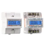 SINOTIMER DTS6619 New Model 100A LCD Digital Display with Backlight Power Meter in Energy Meters Smart Electric Meter 3 Phase Kwh Meter