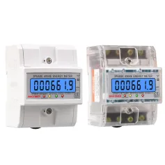 SINOTIMER DTS6619 New Model 100A LCD Digital Display with Backlight Power Meter in Energy Meters Smart Electric Meter 3 Phase Kwh Meter