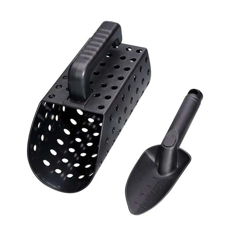 ABS Plastic Sand Scoop and Shovel Digging Tool Sand Sifter Beach Gold Digging Filter Tool for Beach Metal Detecting Accessories
