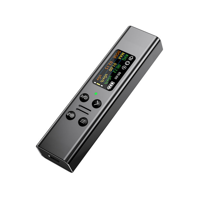 ZN-YM06 Geiger Counter Radiation Detector 48mm Tube 0.05uSv/h to 10mSv/h TFT Screen USB Type C Aluminum Alloy Portable Radiation Monitor