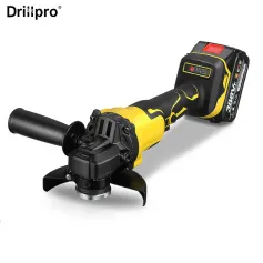 Drillpro 388VF 1280W 8500rpm 3 engrenagens 125mm Brushless Lithium Electric Angle Grinder para Makiita 18V Bateria