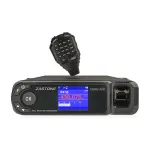 ZASTONE D9000APP 50W Car Walkie Talkie Dual Band VHF UHF Wireless Microphone APP Control System APRS Positioning Mobile Radio