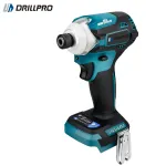 Powerful Brushless Power Impact Driver with High Torque 588N.M Compact Design LED Lights Mak 18V Battery Compatible Ideal for Home DIY and Hardware Projects