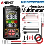 ANENG 625A Digital Multimeter 1000V 10A True RMS Auto-Ranging NCV Voltage Detector Temperature Measurement Backlit VA Display Anti Burn Protection