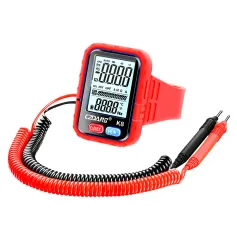 Mini Digital Multimeter Wrist-Worn 6000 Counts Auto-Ranging High Precision 300V AC/DC Rechargeable Battery Wearable Volt Meter