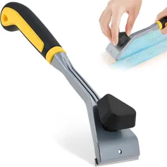 Premium Ergonomic Carbide Scraper Tungsten Carbide Scraper 2-1/2In Paint Scraper Tool for Paint Wood Glue Resin Stains