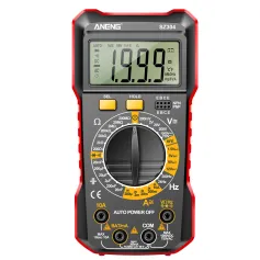 ANENG SZ304 Digital Multimeter, ABS Body, Accurate Measurement of Voltage Current Resistance Capacitance Frequency with Diode Data Retention & Automatic Shutdown Essential Tool for Electrical Testing and Troubleshooting