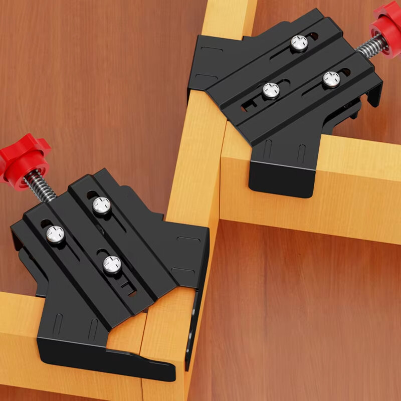 90 ° Corner Jig Adjustable Woodworking Right Angle Fixing Clamp Made of Carbon Steel Material Wear-resistant Right Angle Fixing Fixture