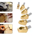 Woodworking Brass Violin Plane Convex Flat Bottom High Speed Steel Blades Four Sizes Precision Tool Musical Instrument Crafting
