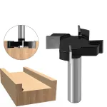 1/2 Inch 12mm Shank CNC Spoilboard Surfacing Router Bit 4 Wings Slab Flattening Router Bit Planing Bit Wood Planing Bit