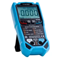 FNIRSI MT-40 Smart Digital Multimeter True RMS Auto Range 600V High Precision with Backlit LCD Diode Testing Overload Protection