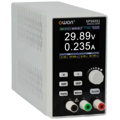 2024NEW OWON SPS Programmable DC power supply SPS6051 SPS3081 Fanless Low Noise 60V/30V 5A/8A 1CH 2.8 Inch LCD USB