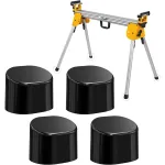 Upgraded Replacement Leg Feet for Dewalt DWX723 DWX724 DWX725 Miter Saw Stand High Quality Rubber Thickened Base Wear Resistant Easy Installation Surface Protector
