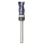 Blue Nano Coated High-End Milling Cutter Hard Alloy Extended Shaft Versatile Woodworking Tool Superior Precision Sturdy Design