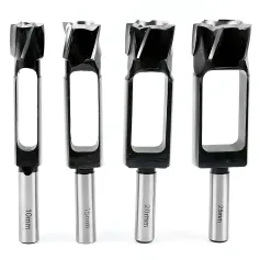 High Carbon Steel Tenon Plug Cutter 13mm Shank 8mm 10mm 12mm 15mm 20mm Woodworking Drill Bit Tapered Tool for Furniture Carpentry Projects