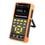 ET852C 3 in 1 2*50MHz Bandwidth Oscilloscope 200MSa Sampling Rate Dual Channel Oscilloscope Multimeter Design High Impedance Square WaveSignal Generator Rechargeable Lithium Battery