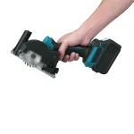 Mini Compact Brushless Trimming Machine 18V Lithium Power Tools 20000RPM 76mm Cutting Capacity with Extreme Protection Technology and Active Feedback Sensing Technology