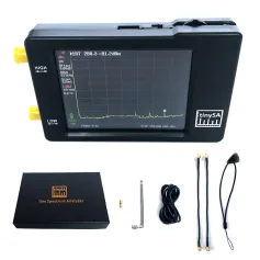 TinySA Handheld Spectrum Analyzer 2.8 Inch Touchscreen 100kHz to 960MHz Frequency Range RF Signal Generator Portable USB Powered