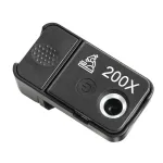 200x Mobile Phone Microscope with LED Light Macro Lens Manual Focus CPL Filter High Magnification Portable for Smartphone Camera