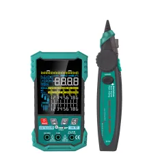 ET622 ET623 Wire Tracker Cable Tester Multimeter Adjustable NCV POE Voltage Testing 6000 Count Screen Network Cable Measurement 400m Accurate