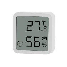 TH05 Mini Smart Bluetooth Temperature Humidity Sensor Smart Home Detector with Long-Range Connectivity and Real-Time Monitoring Ideal for Home Automation