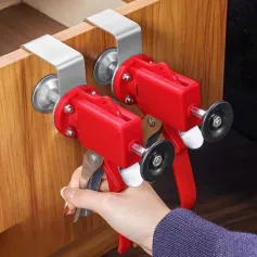 Säädettävä laatikkopaneelin kiinnityspuristin Ruostumattomasta teräksestä valmistettu puutyötyökalu Liukumisenestotyökalu huonekalukaappien kokoonpanoon